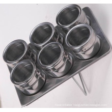 Stainless Steel Spice Rack Set (CL1Z-J0604-6C)